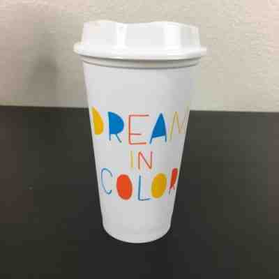 Starbucks Summer 2018 Reusable Cup Tumbler 16oz Plastic Limited Edition White - Sold on eBay Feb, 14th 2019 for $7.99