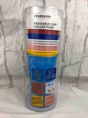 Starbucks Reusable Cup Collection Set Of 6 Travel Mugs With Limited Edition New - Sold on eBay Feb, 6th 2019 for $30.00