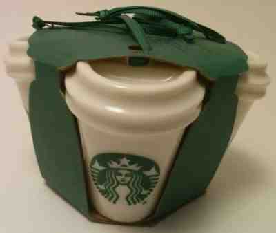2016 STARBUCKS  4 Pack Logo Xmas Ornament Set 1971 1987 1992 2011 NEW - Sold on eBay Dec, 29th 2018 for $14.95