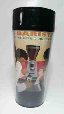 Vtg Starbucks Tumbler Barristas 16 oz ThermoServ USA 1990s with Lid - Sold on eBay Jan, 31st 2019 for $10.97