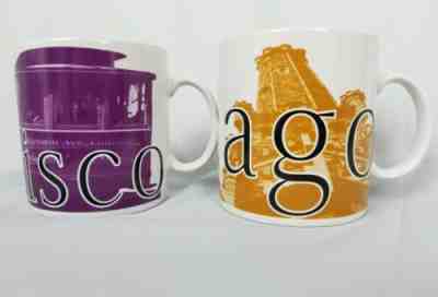 Starbucks Ceramic Mug San Francisco Chicago 1994 Vintage City Collectors Series  - Sold on eBay Feb, 3rd 2019 for $18.00