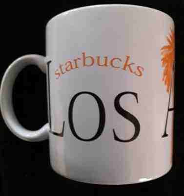 Starbucks Los Angeles City Mug Cup Collector Series Palm Trees 20 Oz 1994 - Sold on eBay Jan, 31st 2019 for $10.99
