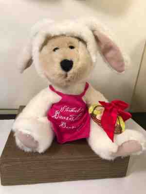NWT 1998 RARE STARBUCKS  BEARISTA  EASTER BUNNY PLUSH-3rd EDITION PLUSH-LOOK! - Sold on eBay Jan, 21st 2019 for $16.00