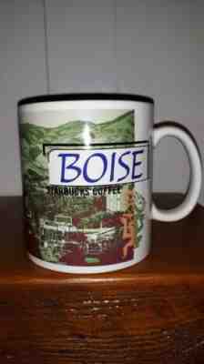 STARBUCKS 1999 BOISE Idaho Collage Series Icon Mug Huge 20 oz Coffee Soup Cup A - Sold on eBay Feb, 4th 2019 for $10.00