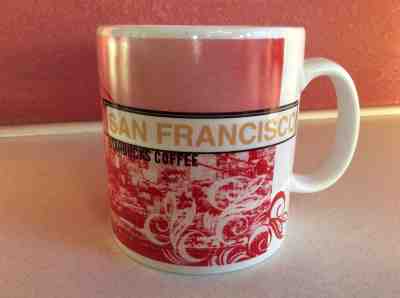 Starbucks 1999 San Francisco California Large Coffee Mug Cup - Sold on eBay Feb, 2nd 2019 for $6.00
