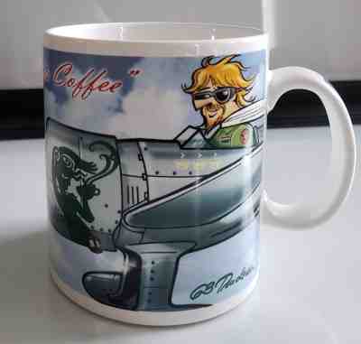 1999 Starbucks GARRY TRUDEAU Coffee Mug DOONESBURY Aero Espresso Airplane Cup  - Sold on eBay Jan, 28th 2019 for $24.00