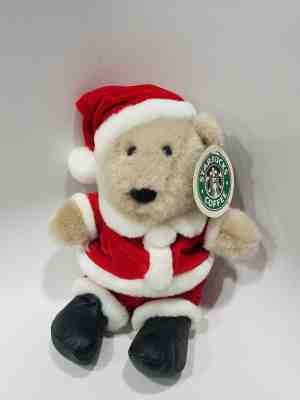 Vintage 2000 Starbucks Bearista Christmas Limited Edition Santa bean bag Plush - Sold on eBay Feb, 12th 2019 for $9.99