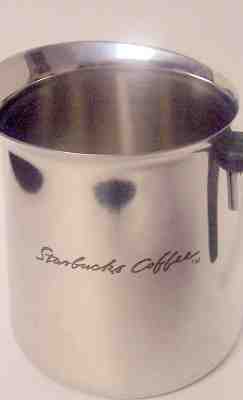 Starbucks Coffee 2000 Metal Barista Pot Milk Frothing Pitcher Dishwasher Safe - Sold on eBay Feb, 5th 2019 for $9.40