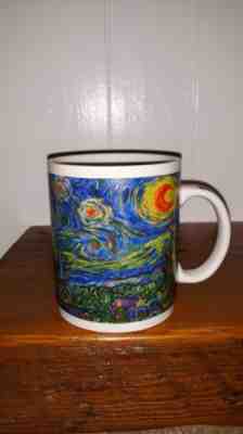 Starbucks Barista 2000 Van Gogh Starry Night Coffee Cup Mug Large 20 oz Holiday - Sold on eBay Jan, 28th 2019 for $4.50