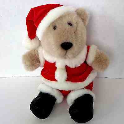 Starbucks Bearista SANTA Bear Plush 12th Edition 2000 Super Clean 10" - Sold on eBay Jan, 23rd 2019 for $6.99