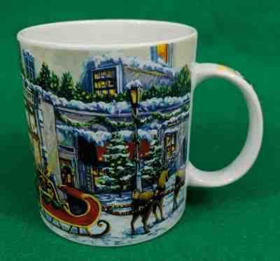 Starbucks 2001 Barista Mug 2026 Storefront Old Fashioned Street Scene Bicycle - Sold on eBay Feb, 14th 2019 for $9.99