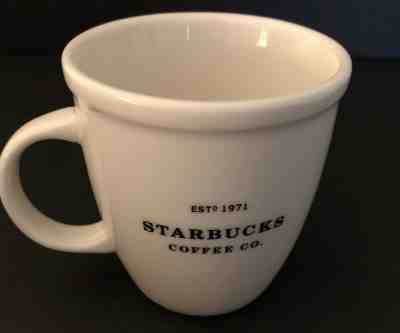 Pair of Starbucks white Espresso Cup shot 2001 30th anniversary - Sold on eBay Feb, 9th 2019 for $28.00