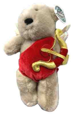 2001 Starbucks Bearista Bear Plush Stuffed 13th Edition Cupid Valentine NWT Z02 - Sold on eBay Feb, 8th 2019 for $10.00