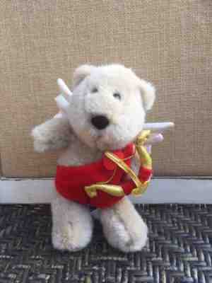 Starbucks Coffee 2001 Bearista Collection 13th Edition Cupid Bear  Plush Toy 10" - Sold on eBay Feb, 3rd 2019 for $12.99