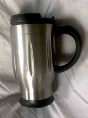 Starbucks Coffee Barista Stainless Steel Travel Tumbler Mug w / Lid  16 oz 2003  - Sold on eBay Feb, 8th 2019 for $19.99