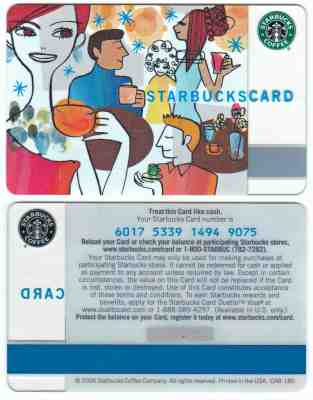 2004 Starbucks Gift Card Celebrate Party Limited Edition Pin Intact New Rare - Sold on eBay Feb, 11th 2019 for $3.99