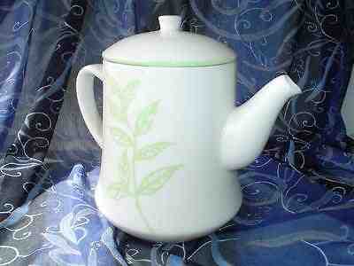 STARBUCKS Original 2005 TAZO White Green Floral Large Coffee Porcelain Teapot - Sold on eBay Feb, 13th 2019 for $39.99