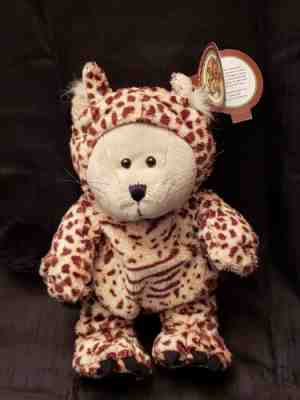 Starbucks Bearista Bear Cat Cheetah Leopard 2005  NEW #40 - Sold on eBay Feb, 11th 2019 for $10.00