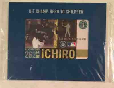 Starbucks 2005 Ichiro Suzuki 262 Hits Card RARE - Sold on eBay Feb, 11th 2019 for $26.99