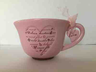 Starbucks Valentine's Day Heart w/sayings, Big Pink Coffee Cup 2006 14oz **NEW** - Sold on eBay Feb, 13th 2019 for $25.00