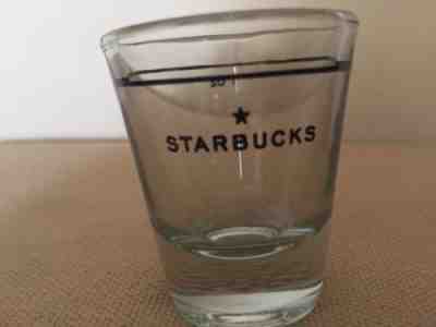 2006 STARBUCKS "BLACK STAR" LOGO EXPRESSO 1 OZ SHOT GLASS    EUC - Sold on eBay Feb, 13th 2019 for $4.50