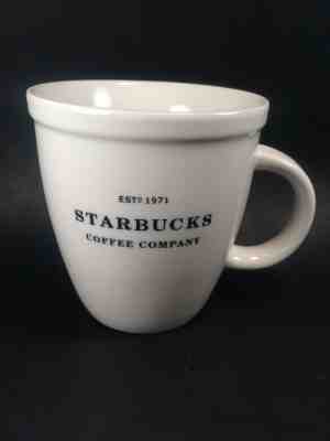 Large Oversize Starbucks Mug, Barista Mug 2006 White Large Mug - Sold on eBay Feb, 12th 2019 for $16.99
