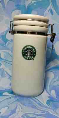 Starbucks Coffee Canister 7" with Seal 2007 GUC - FREE SHIPPING! - Sold on eBay Feb, 13th 2019 for $19.99