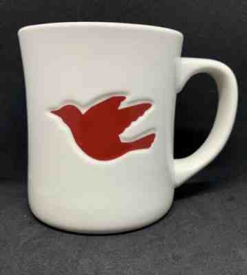 STARBUCKS 2008 HOLIDAY BIRD (RECESSED RED DOVE) 12oz COFFEE MUG - Sold on eBay Feb, 12th 2019 for $3.30