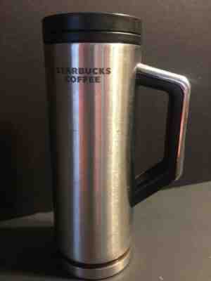 Starbucks 8.5” Stainless 16oz Handled Tumbler 2009 - Sold on eBay Feb, 5th 2019 for $11.75