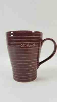 Starbucks 2009 by Design House Stockholm Plum Purple Ribbed Coffee Mug Cup MINT - Sold on eBay Feb, 5th 2019 for $11.00