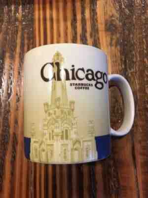Starbucks Coffee Chicago Collector Series Mug Cup 2009 16 fluid oz - Sold on eBay Feb, 4th 2019 for $5.00