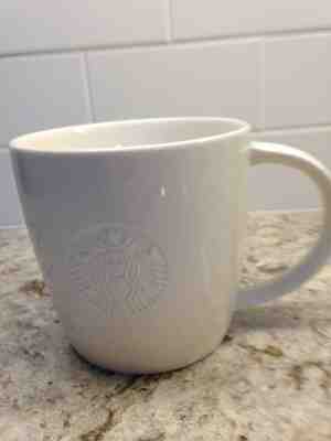 Starbucks 2010 V Vente Coffee Mug Embossed Siren Mermaid Logo - Sold on eBay Feb, 13th 2019 for $12.95