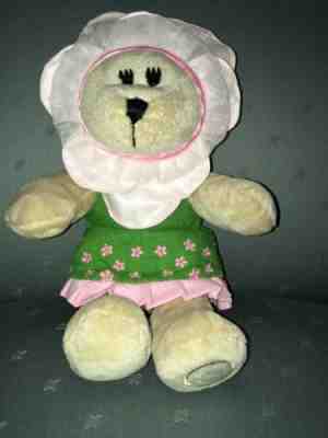 STARBUCKS BEARISTA 92nd Edition, 2010 - Pink & Green Flower, Plush Bear  - Sold on eBay Feb, 13th 2019 for $6.00