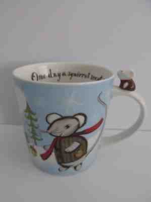 Starbucks Coffee Tea Cup  Mug Huxley Mouse w Squirrel Christmas 2010 - Sold on eBay Feb, 11th 2019 for $12.99