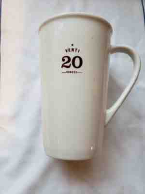 STARBUCKS 20 OZ VENTI 2010 TALL COFFEE MUG - Sold on eBay Feb, 11th 2019 for $11.00