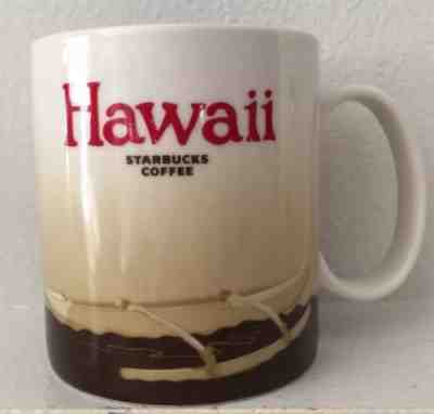 Starbucks Hawaii Coffee Mug Cup City Icon Series Collection Collector 16oz 2011 - Sold on eBay Feb, 13th 2019 for $20.00