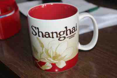 2011 Starbucks Coffee 16 floz Ceramic Mug Global Icon Collectors Series Shanghai - Sold on eBay Feb, 13th 2019 for $19.99