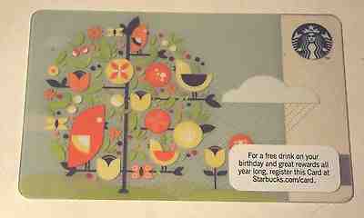Starbucks 2011 "Tree of Life" card - Sold on eBay Feb, 12th 2019 for $3.99