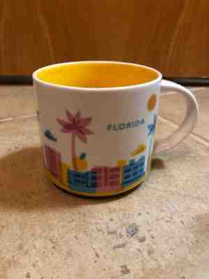 2013 Starbucks Coffee Mug You Are Here Collection Florida Tea Cup            - Sold on eBay Feb, 13th 2019 for $8.50