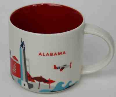 2014 STARBUCKS COFFEE YOU ARE HERE COLLECTION ALABAMA MUG BIRMINGHAM HUNTSVILLE - Sold on eBay Feb, 13th 2019 for $12.00