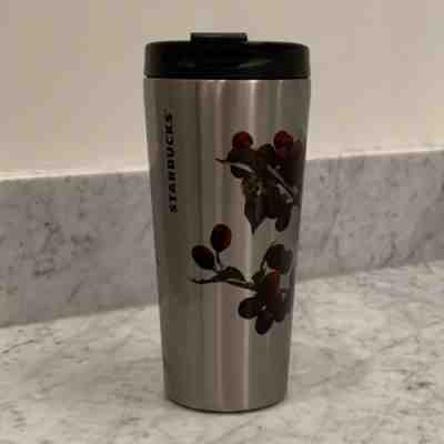 2014 Starbucks Arabica Coffee Branch Stainless Steel 16 oz Travel Tumbler Lim Ed - Sold on eBay Feb, 12th 2019 for $14.99