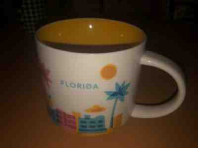 Starbucks Florida You Are Here YAH Collection Coffee Mug Tea Cup 2015 - Sold on eBay Feb, 14th 2019 for $8.00