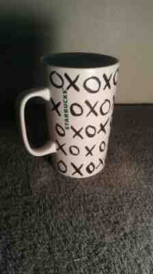 Starbucks Coffee Tall Mug Kisses & Hugs XOXO 16oz Dot Collection 2015 - Sold on eBay Feb, 14th 2019 for $12.00