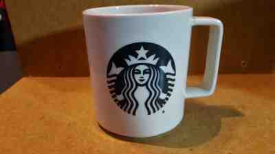 Rare 2015 STARBUCKS TEA MUG HANDLE USA Made CUP BLACK MERMAID LOGO 14oz - Sold on eBay Feb, 14th 2019 for $7.95