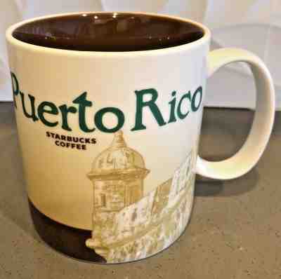 Starbucks Puerto Rico Mug Global Icon City 16 oz Coffee Cup 2015 - Sold on eBay Feb, 13th 2019 for $22.50