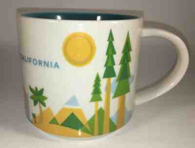 Starbucks You Are Here California 14 Fl Oz Coffee Mug 2015 Collector Series EUC - Sold on eBay Feb, 10th 2019 for $19.99