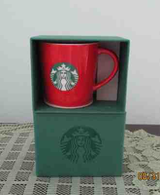2016 Starbucks Red Holiday Christmas Espresso Mug Cup 3oz Demitasse Mini Mermaid - Sold on eBay Feb, 12th 2019 for $5.99