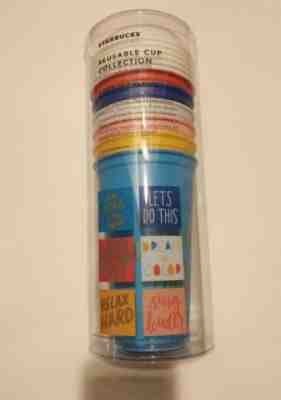 Starbucks Reusable Cup Collection Lot Of 6 Cups 16 Oz New 2017 Collectible  - Sold on eBay Feb, 10th 2019 for $14.00