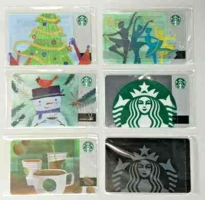 Starbucks Russia 2018-2019 Card 6 pcs Set SEALED - Sold on eBay Feb, 14th 2019 for $15.25