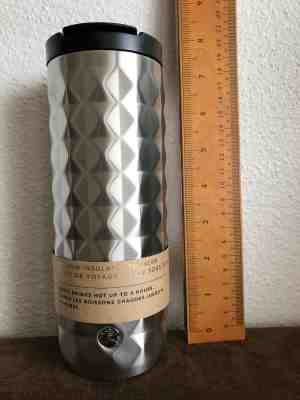 Starbucks 2019 Silver Studded Stainless Steel Vacuum Insulated Tumbler 16oz NEW - Sold on eBay Feb, 13th 2019 for $35.00